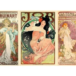 Artgeist Kuvatapetti Alphonse Mucha Women's eri kokoja