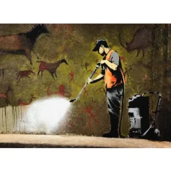 Artgeist Kuvatapetti Banksy - Cave Painting eri kokoja New