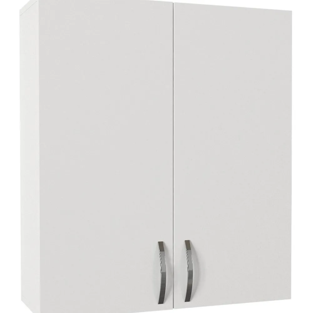 Kylpyhuoneen kaappi Benito, 70x80cm, valkoinen - Linento Furniture