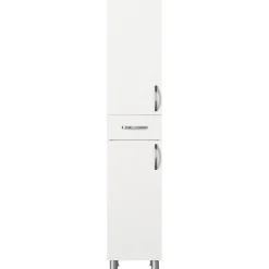 Linento Furniture Kylpyhuoneen kaappi Selin, 35x179cm, valkoinen Clearance
