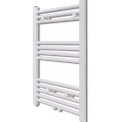 Kylpyhuoneen keskuslämmitys pyyheteline suora 500 x 764 mm - FinePRICE Outlet