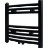 FinePRICE Kylpyhuoneen keskuslämmitys pyyheteline kaareva 480x480 mm New