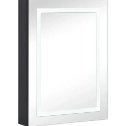 FinePRICE Kylpyhuoneen LED-Peilikaappi 50x13x70 cm (25543) Online