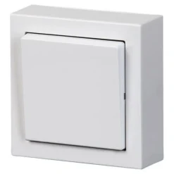 Kytkin Impressivo 6/16AX/250V/IP21 PPJ 2X valkoinen - ABB Outlet