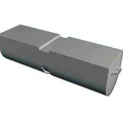 Laituriponttoni Nassikka 35x35x120 cm harmaa - Inora Discount