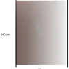 Hortus Lasikaidepaneeli alumiinitolpille 100x80cm Discount