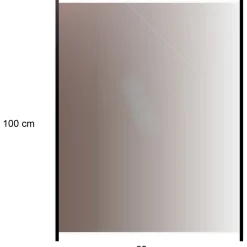Hortus Lasikaidepaneeli alumiinitolpille 100x80cm Discount