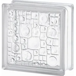 Vitrablok Lasitiili Sponge 1908/O väritön Clearance