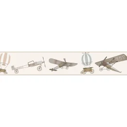 Tapetit.fi Lastenhuoneen boordi Kids Walls 45857, vinyylipinta, 0.18x5m, beige Best