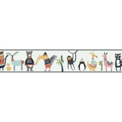 Tapetit.fi Lastenhuoneen boordi Kids Walls 45876, vinyylipinta, 0.18x5m, monivärinen Discount