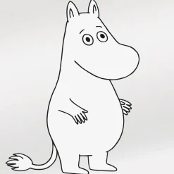 Sandudd Lastenhuoneen tapetti Moomin 5181-4, 0,53x11,2m, helmiäinen/valkoinen, non-woven Online