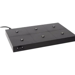 Latausasema Justine -valaisimille, 32.6x46.2cm, IP20, musta - Lucide