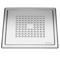 Lattiakaivon kansi Outline Neliö 200x200 kiillotettu rst - Smedbo Hot