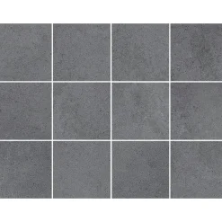 Pukkila Lattialaatta Concreto, 10x10cm, matta, lasitettu, liimatäpläarkki Best