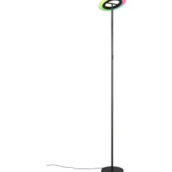 Trio Lattiavalaisin Samba LED säädettävä värilämpötila RGBW 175cm mattamusta Outlet