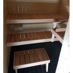 Jokiwood Laudepaketti IISI, leppä, sis. ylä- ja alalaude, kiuaskaide, jakkara ja kannatinpuut