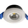 Airam LED-alasvalo Compact, Ø90x40mm, IP44, 7W/840, himmennettävä, suunnattava, valkoinen Best