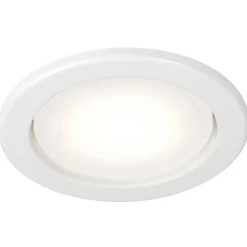 LED-alasvalo Planex, 5W/828, GX53, Ø104x39mm, IP23, valkoinen - Airam Outlet