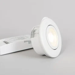 FTLight LED-alasvalo Pallas, 6W, 450lm, IP44, 60°, himmennettävä, valkoinen, eri vaihtoehtoja Sale