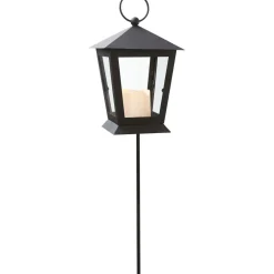 Star Trading LED-hautalyhty Serene, 40cm, musta Best