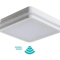 LED-kattovalaisin Beno liiketunnistimella IP54 26x26 cm eri värejä - Kanlux