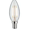 LED-kynttilälamppu Plug & Shine, E14, DC 24V, 160lm, 2W, 3000K, filamentti, himmennettävä, kirkas - Paulmann Best