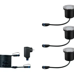LED-Maavalaisin aloitussetti Plug & Shine upotettava RGBW - Paulmann Online