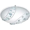 Eglo LED-plafondi Nerini Ø315mm valkoinen kristalli 95576 Best