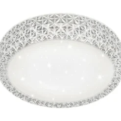 Trio LED-plafondi Pegasus Ø 280x90 mm kirkas