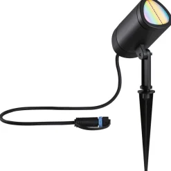 LED-puutarhaspotti Plug & Shine Shira, Smart Home Zigbee 3.0, IP65, RGBW+, antrasiitti - Paulmann Discount