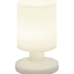 Trio LED-pöytävalaisin Lora Ø 130x205 mm valkoinen