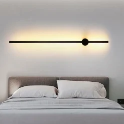 Linento Lighting LED-seinävalaisin Wible 121 cm musta Sale