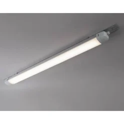 LED-teollisuusvalaisin Liteline 1500 S tunnistimella IP65 vaaleanharmaa - Hide-a-lite Online