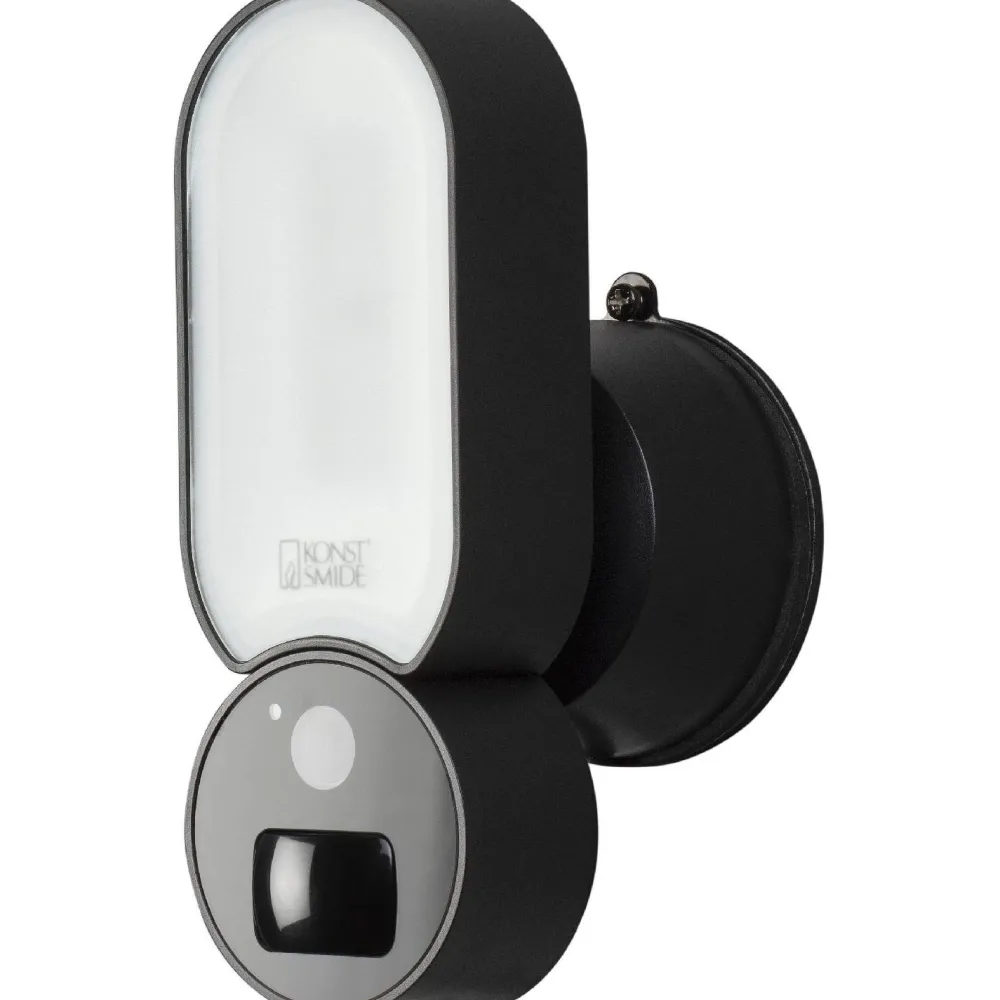 Konstsmide LED-tunnistinvalaisin Smartlight kameralla musta Online