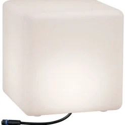 Paulmann LED-ulkovalaisin Plug & Shine Cube, IP67, 3000K, valkoinen Sale