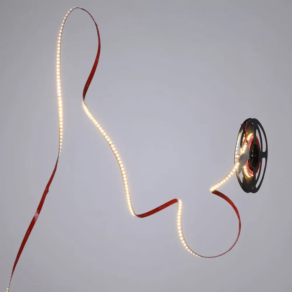 LED-valonauha 5m 9,6W/m IP20 3000K himmennettävä+katkaistava - FTLight Hot