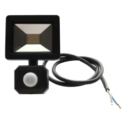 LED-valonheitin 10 W 12 V 800 lm 4000 K IP43 0,8 m kumikaapeli PIR-sensori - LED Energie Sale