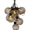 LED-valosarja Archy, 10-osainen, 3.6m, musta/savunharmaa - Star Trading Online