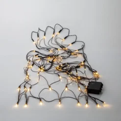 Star Trading LED-valoverkko Akku, 80-osainen, 150x80cm, musta Sale