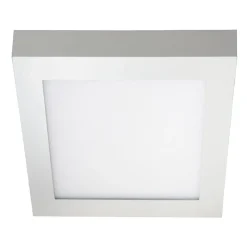 LED-yleisvalaisin Kubo II 225, 15W/830, 225x225x42mm, himmennettävä, IP20, valkoinen/opaali - Airam Discount