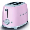 Smeg Leivänpaahdin TSF01PKEU 2-viipaleen vaaleanpunainen Sale