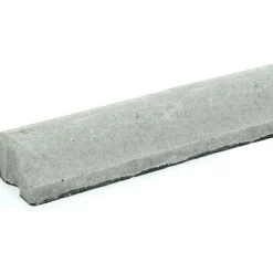 Liimattava reunakivi suora 1000x130x80 mm sileä harmaa - Rudus Sale