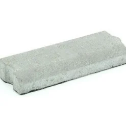 Liimattava reunakivi suora 390x130x60 mm sileä harmaa - Rudus Online