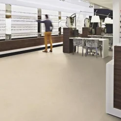 Forbo Linoleumilaatta Marmoleum Click Cloudy Sand 30x30 cm harmaa beige New