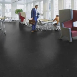 Forbo Linoleumilaatta Marmoleum Click Black Hole 30x30 cm tumma harmaa Best