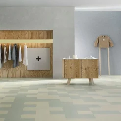 Forbo Linoleumilaatta Marmoleum Click Moon 30x60 cm harmaanvalkoinen Outlet