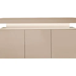 Lipasto 3D 160 GLOSSA 08, LED-valaistuksella, 83x160cm, beige - Nomla Outlet