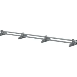 Lumiestepaketti , suorauraisille peltikatoille (Suoraura 400), 3m, 2 lumiesteputkea + asennussarja, eri värejä - Ruukki Sale