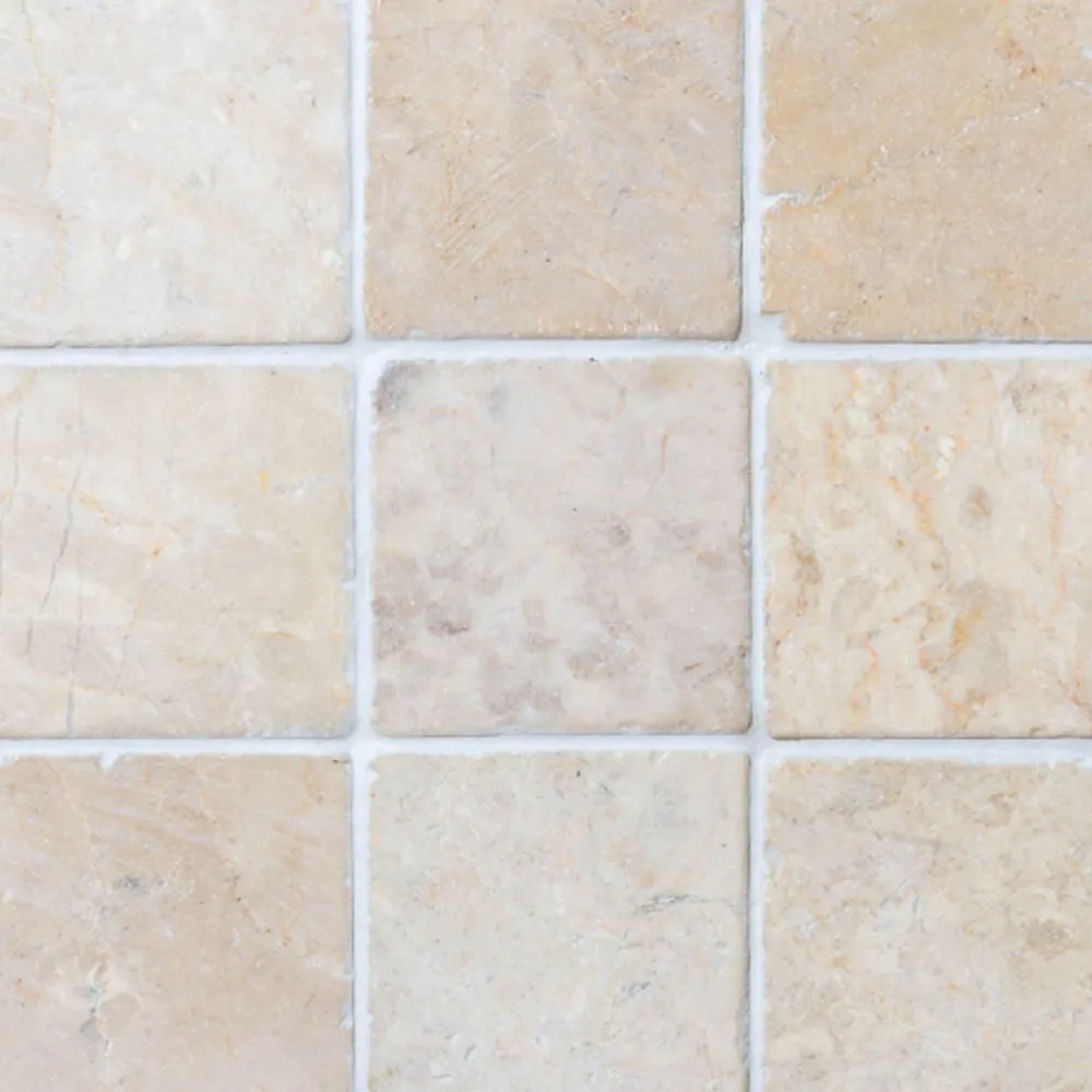 Luonnonkivilaatta Square White, 100 x 100 mm - Qualitystone Hot