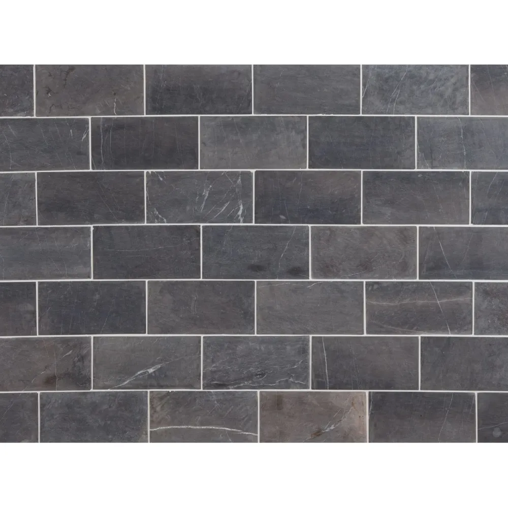 Luonnonkivilaatta Grey Marble Tile, 100x200mm - Qualitystone Clearance